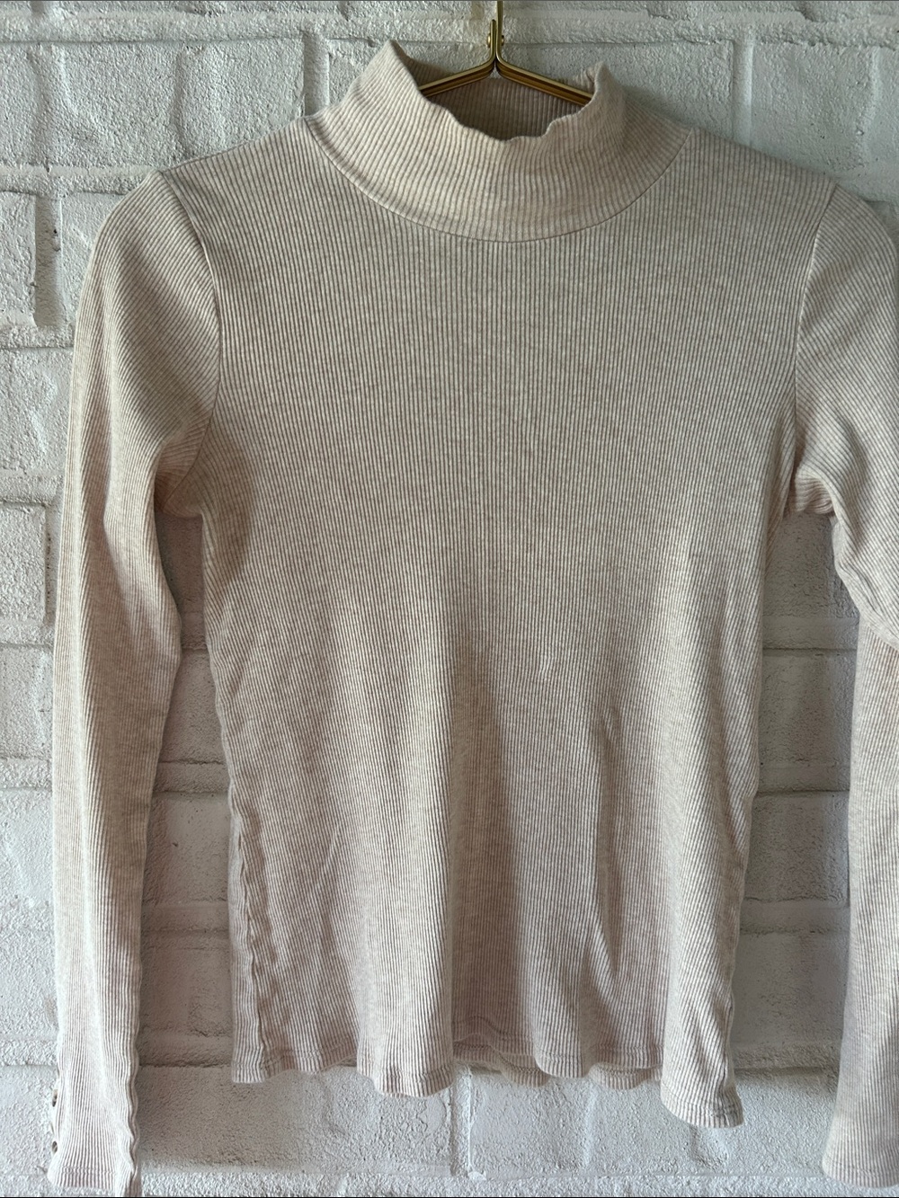 Sezane cream turtleneck